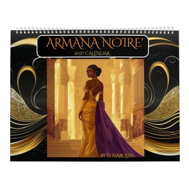 ARMANA NOIRE' 2027 CALENDAR (Cover)