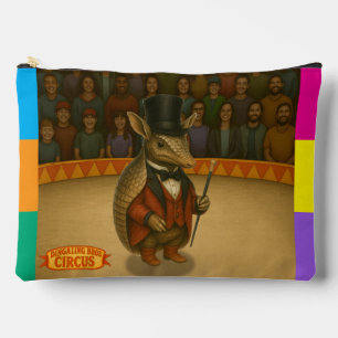Armand, armadillo ringmaster accessory pouch
