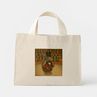 Armand, armadillo ringmaster mini tote bag