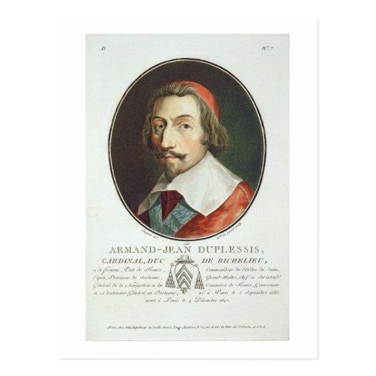 Armand Jean Duplessis, Cardinal, Duc de Richelieu Postcard