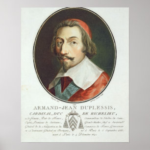 Armand Jean Duplessis, Cardinal, Duc de Richelieu Poster