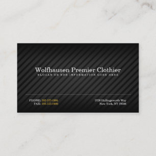 Armani Suit Business Cards