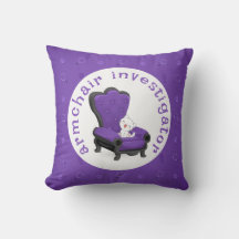 Armchair Investigator Pillow