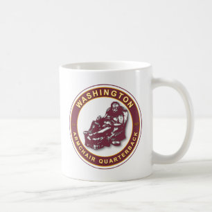 ARMCHAIR QB - Mug de football de Washington