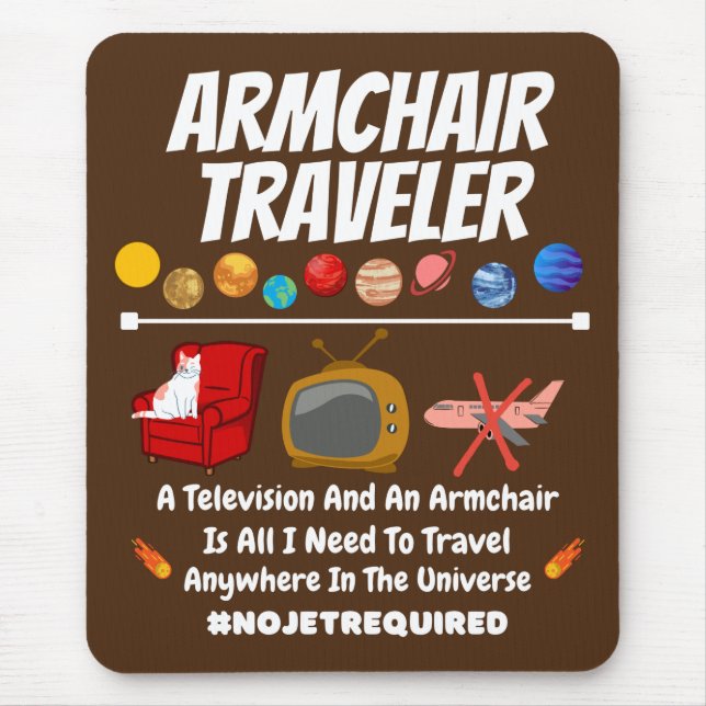 Armchair traveller 2   mouse pad (Front)