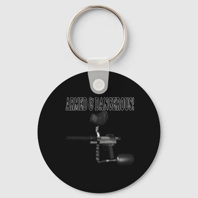 Armed And Dangerous Keychain (Front)