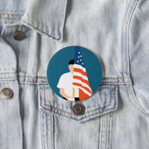 Armed Forces Day 3 Inch Round Button