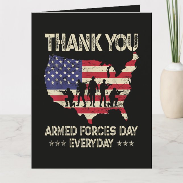 Armed Forces Day Card (Front)
