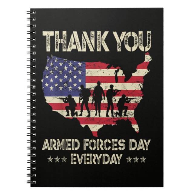 Armed Forces Day Notebook (Front)