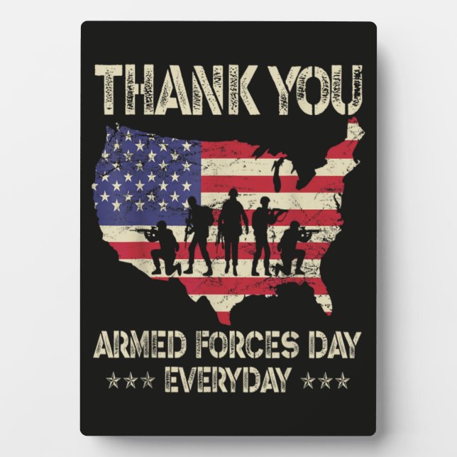 Armed Forces Day Plaque (Front)