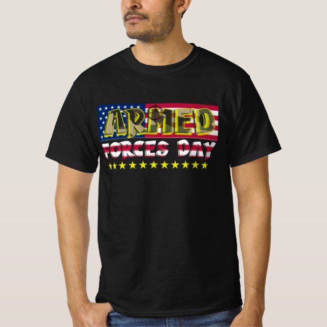 Armed Forces Day  T-Shirt (Front)