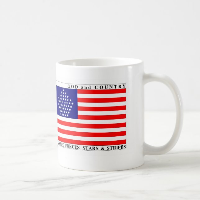 Armed Forces Stars & Stripes Flag  Mug (Right)