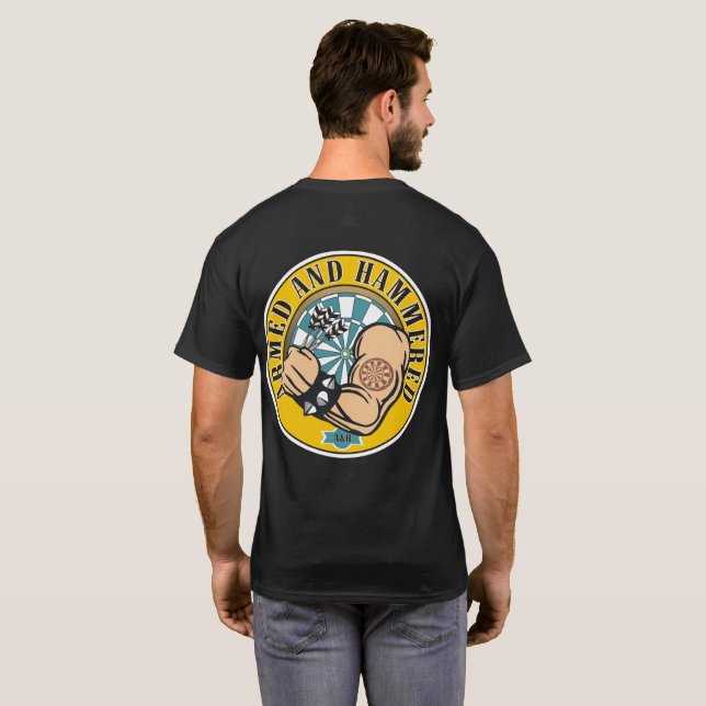 Armed & Hammered Darts Team T-Shirt (Back Full)