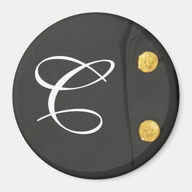 ARMÉE Classe A Robe Uniforme Monogramme Aimant ini (Devant)