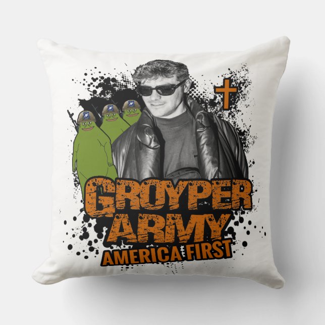Armée Groyper - Oreiller (Recto)