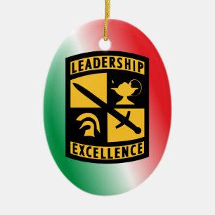 Armée ROTC Monogramme Ornement de Noël