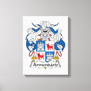 Armendariz Family Crest Canvas Print