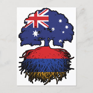 Armenia Armenian Australian Australia Tree Roots Postcard