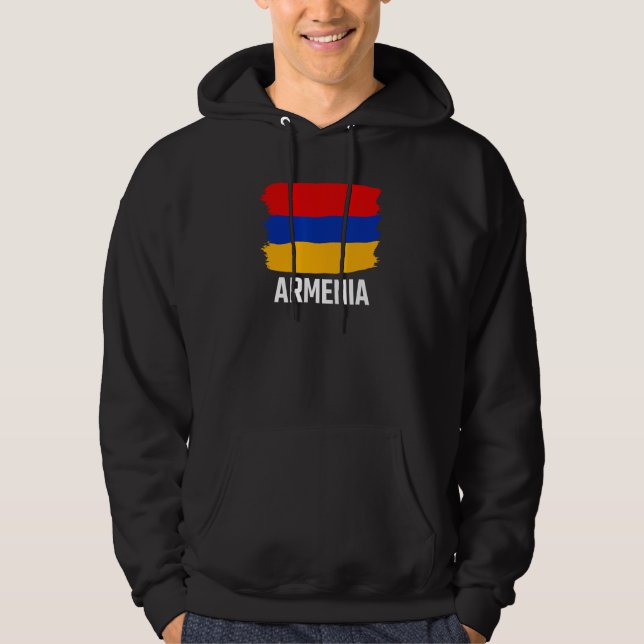 Armenia Armenian Flag Armenian Hoodie (Front)