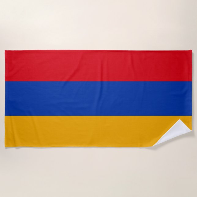 Armenia Beach Towel (Front)