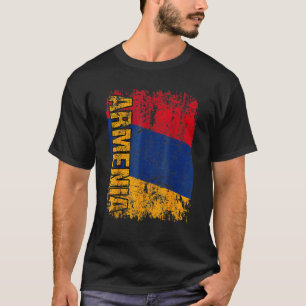 ARMENIA   Big Flag Vintage Distressed ARMENIA T-Shirt