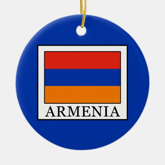 Armenia Ceramic Ornament (Front)