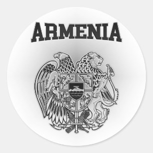 Armenia Coat of Arms Classic Round Sticker
