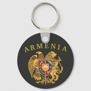 Armenia Coat of Arms Keychain