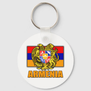 Armenia Coat of Arms Keychain