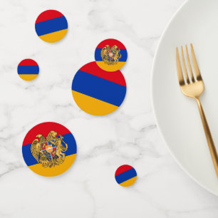 Armenia Confetti, party, Armenian Flag Confetti
