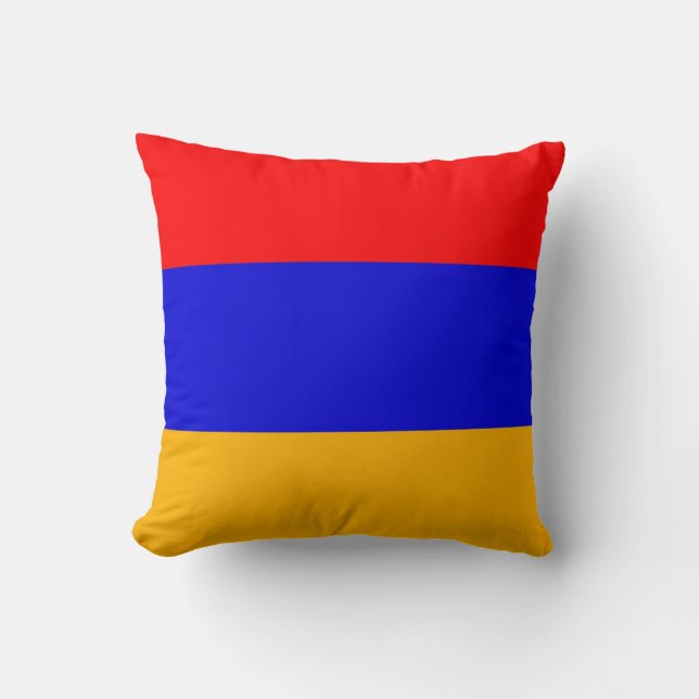 Armenia Flag American MoJo Pillow (Front)