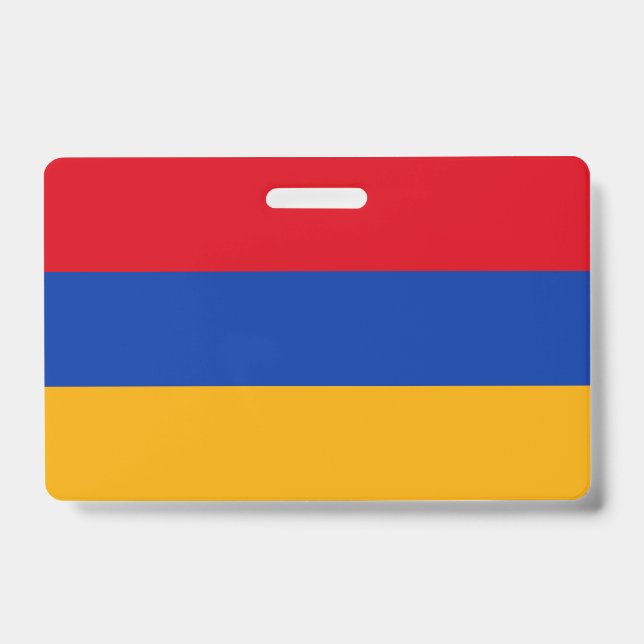 Armenia Flag Badge (Front)