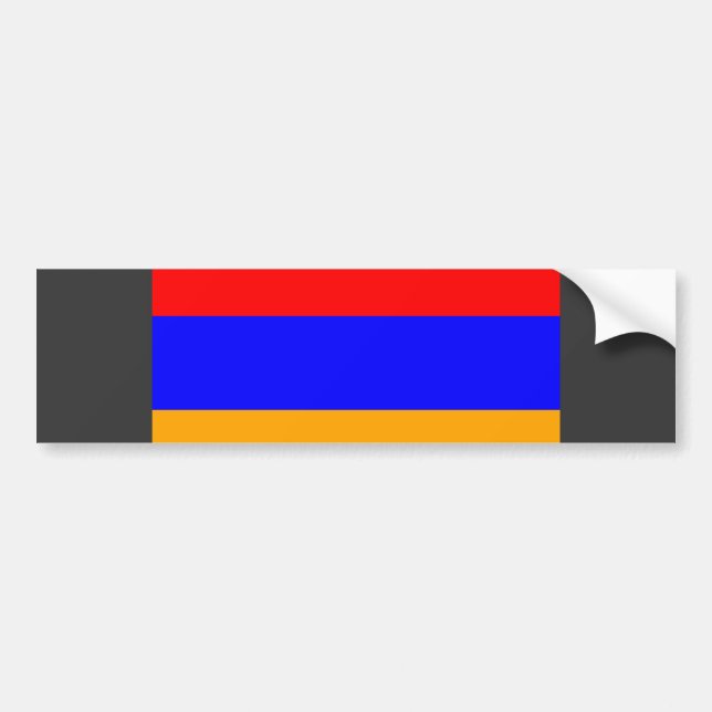 Armenia Flag Bumper Sticker (Front)