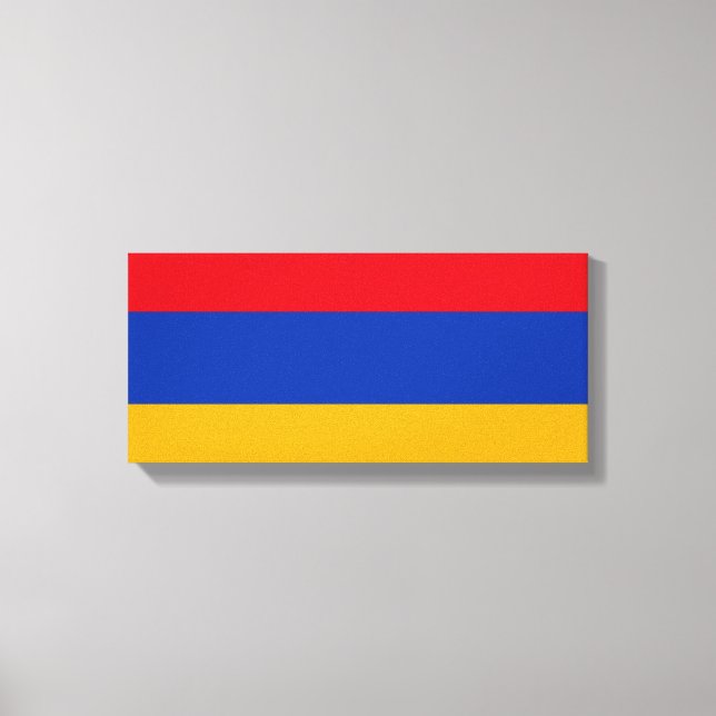 Armenia Flag Canvas Print (Front)