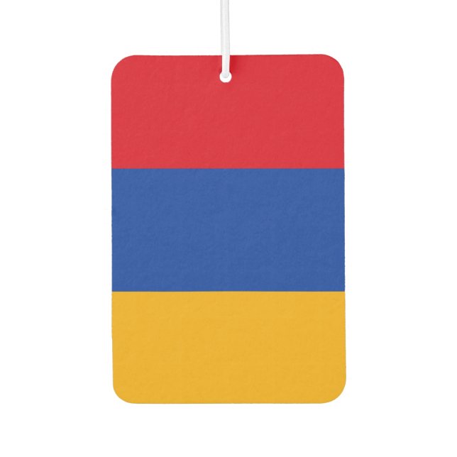 Armenia Flag Car Air Freshener (Front)