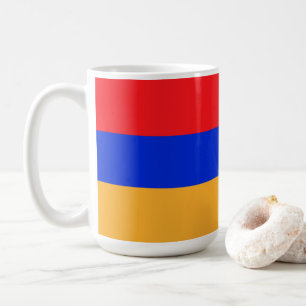 Armenia flag coffee mug