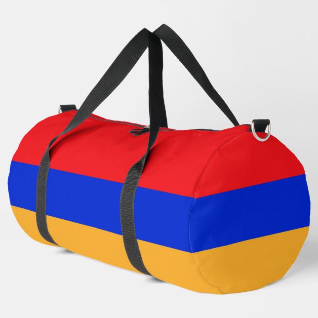 Armenia flag duffle bag (Left Corner)