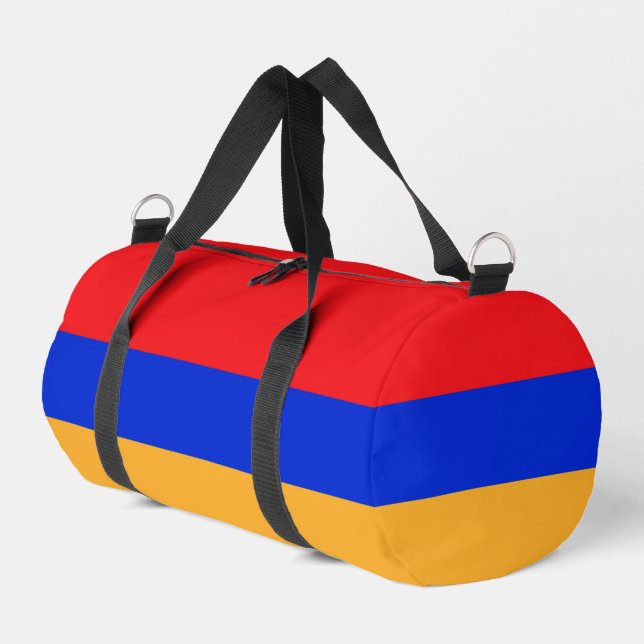 Armenia flag duffle bag (Left Corner)