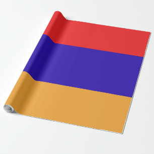 Armenia Flag Emblem Wrapping Paper