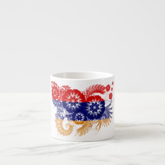 Armenia Flag Espresso Cup (Front)
