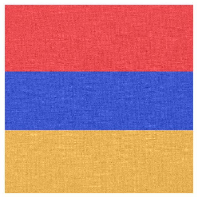 Armenia flag fabric (Close Up)