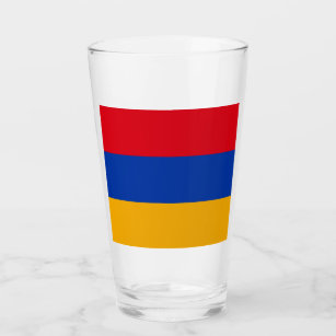 Armenia Flag Glass