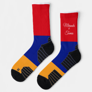 Armenia Flag Personalized Socks