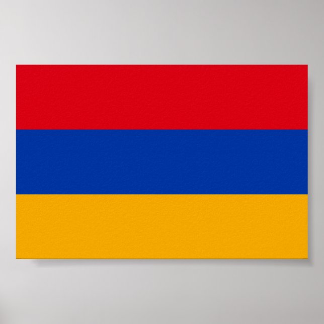Armenia Flag Poster (Front)