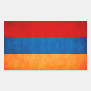 Armenia Flag Rectangle Sticker