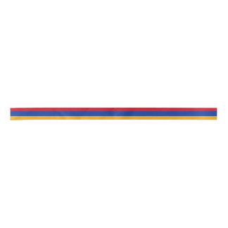 Armenia Flag Ribbon Satin Ribbon