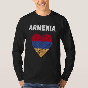 Armenia Flag Souvenir Hiking Holiday 2022 T-Shirt