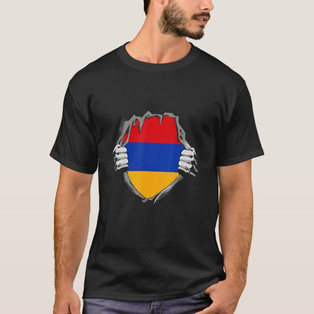 Armenia flag T-Shirt (Front)