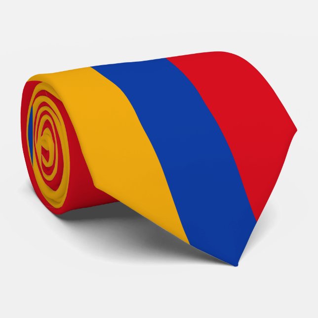 Armenia Flag Tie (Rolled)