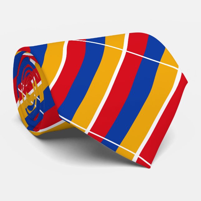 Armenia Flag Tie (Rolled)
